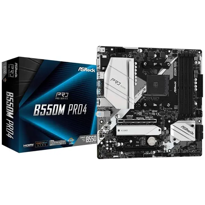Asrock B550M Pro4 - Socket AM4 - mainboard