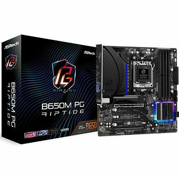 Matična ASROCK B650M PG RIPTIDE, 4xDDR5, mATX, AM5