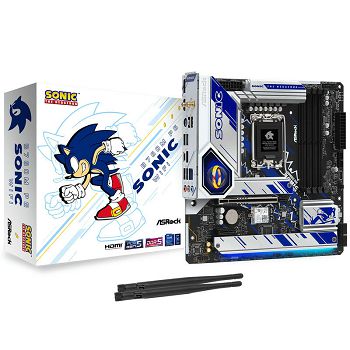 ASRock B760M PG Sonic WiFi, Intel B760 Mainboard - Socket 1700, DDR5 90-MXBKM0-A0UAYZ