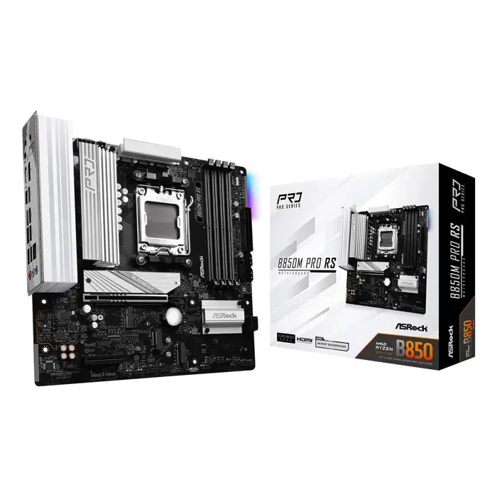 Asrock B850M Pro RS AMD B850 Socket AM5 micro ATX