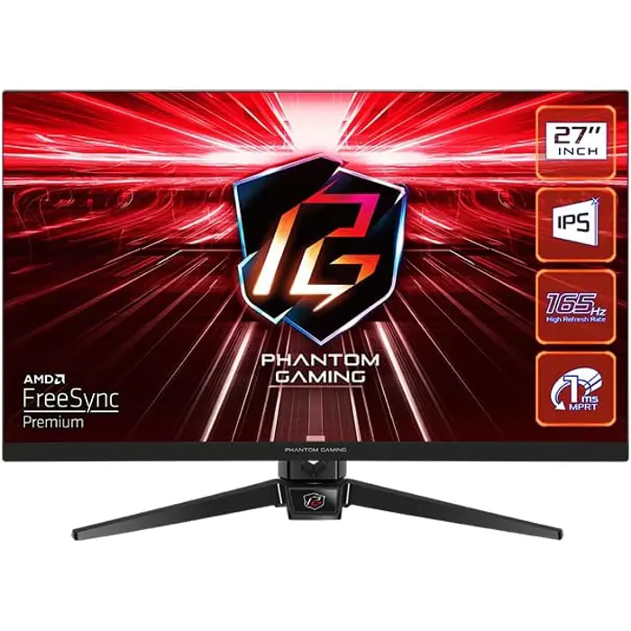 ASRock PG27FF1A, gaming monitor (69 cm (27 inch), black, FullHD, AMD Free-Sync, IPS, 165Hz panel)