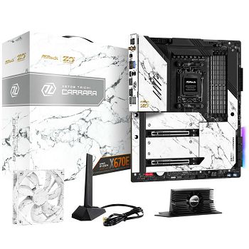 ASRock X670E Taichi Carrara, AMD X670E Mainboard - Socket AM5, DDR5 90-MXBJ10-A0UAYZ