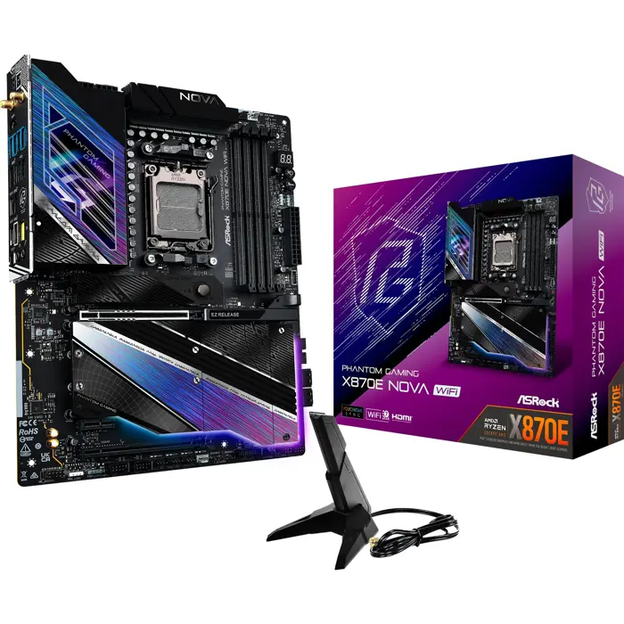 ASRock X870E Nova WiFi - Socket AM5 - motherboard