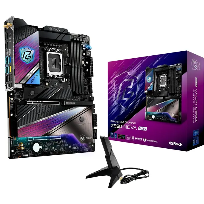 ASRock Z890 Nova WiFi - Socekt 1851 - motherboard (black)