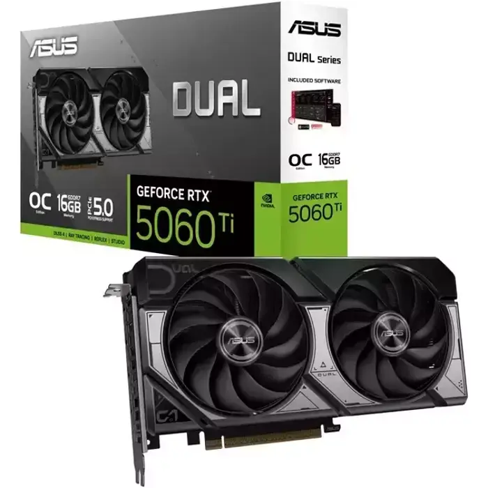 ASUS Dual GeForce RTX 5060 Ti 16GB GDDR7, DUAL-RTX5060TI-O16G
