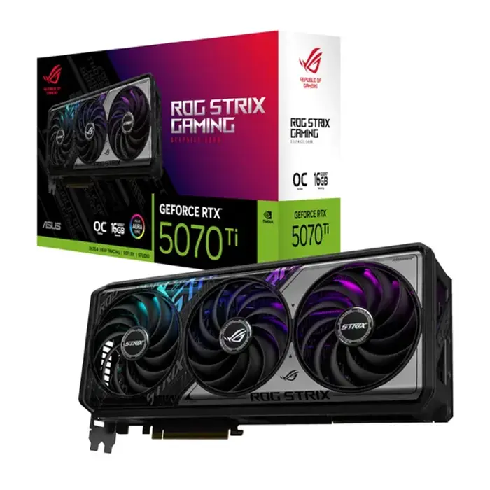 Grafička ASUS ROG Strix GeForce RTX 5070 Ti OC, 16GB GDDR7, ROG-STRIX-RTX5070TI-O16G-GAMING