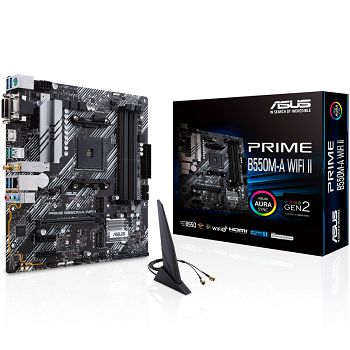 ASUS Prime B550M-A Wi-Fi II, AMD B550 Matična ploča - Socket AM4 90MB19X0-M0EAY0