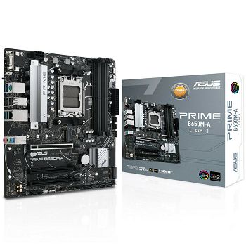 ASUS Prime B650M-A-CSM, AMD B650 Mainboard - Socket AM5, DDR5 90MB1C10-M0EAYC