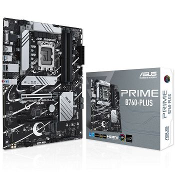 ASUS Prime B760-Plus, Intel B760 Mainboard, Socket 1700, DDR5 90MB1EF0-M0EAY0