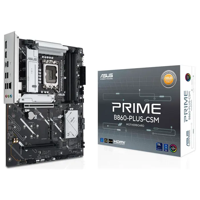 ASUS Prime B860-Plus-CSM Mainboard, LGA 1851, Intel B860, ATX, DDR5-90MB1KA0-M0EAYC