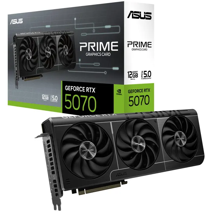 ASUS Prime GeForce RTX 5070 OC Edition, 12288 MB GDDR7-90YV0M10-M0NA00