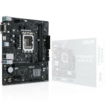 ASUS Prime H610M-R D4-SI, Intel H610 Mainboard, Socket 1700, DDR4 90MB1B40-M0ECY0