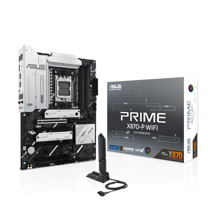 ASUS Prime X870-P WiFi Mainboard, AMD X870, Sockel AM5, DDR5-90MB1IS0-M0EAY0