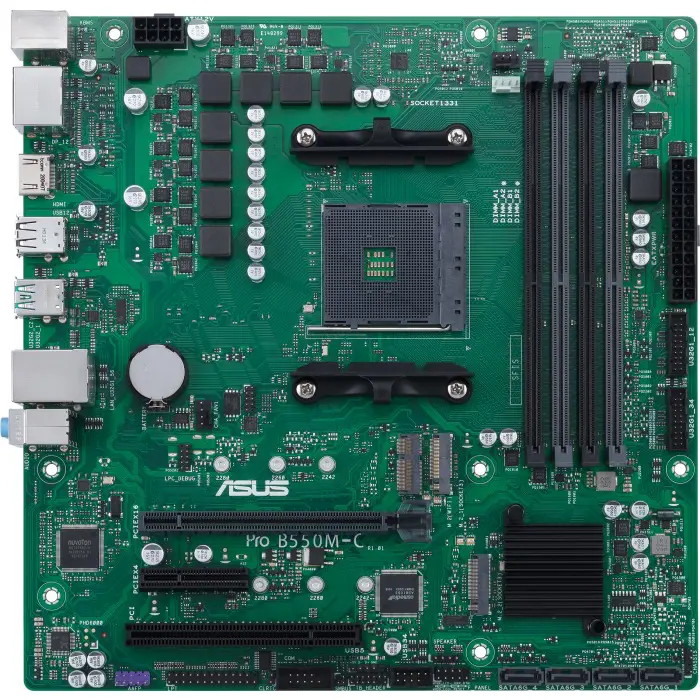 Asus PRO B550M-C / CSM B550 - Socket AM4 - Mainboard