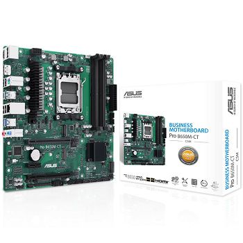 ASUS PRO B650M-CT-CSM, AMD B650 Mainboard, Socket AM5, DDR5 90MB1EC0-M0EAYC