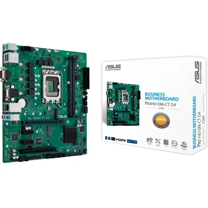 ASUS PRO H610M-C D4-CSM - Socket 1700 - motherboard