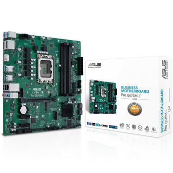 ASUS PRO Q670M-C-CSM, Intel Q670 Mainboard, Socket 1700, DDR5 90MB19E0-M0EAYC