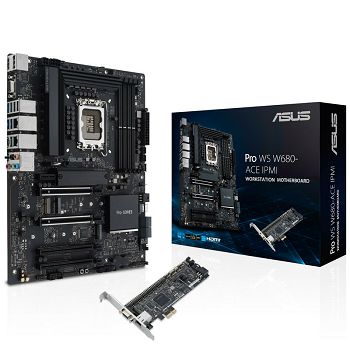 ASUS PRO WS W680-ACE IPMI, Intel W680 Mainboard, Socket 1700, DDR5 90MB1DN0-M0EAY0