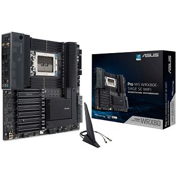 ASUS Pro WS WRX80E-SAGE SE Wifi, AMD WRX80 Mainboard - Socket sWRX8 90MB1590-M0EAY0