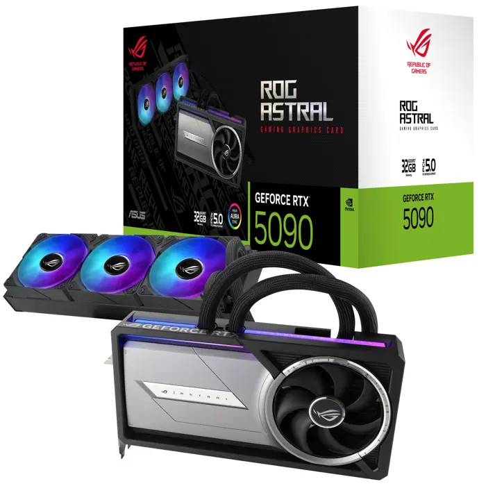 ASUS ROG Astral GeForce RTX 5090 LC, 32768 MB GDDR7-90YV0LW3-M0NA00