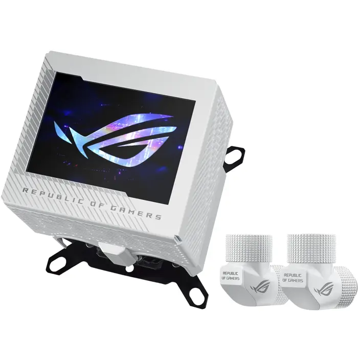 ASUS ROG RYUJIN III WB, CPU cooler (white, CPU water block)