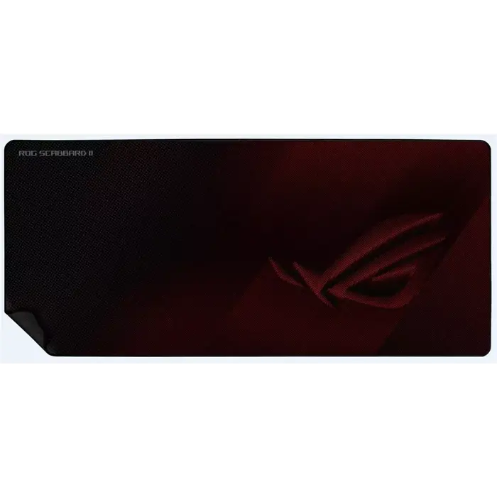 ASUS ROG Scabbard II Gaming Mouse Pad (black/dark red)