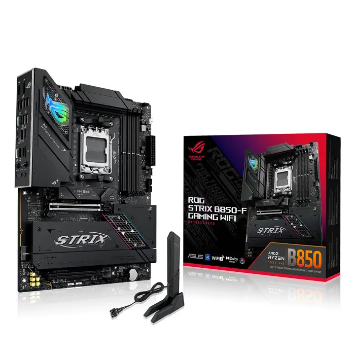 ASUS ROG STRIX B850-F Gaming WiFi, AMD B850 Mainboard - Sockel AM5, DDR5-90MB1J70-M0EAY0