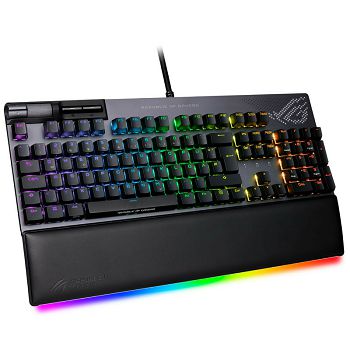 ASUS ROG Strix Flare II Animate Gaming Keyboard, PBT - ROG RX, Black 90MP02E6-BKDA01