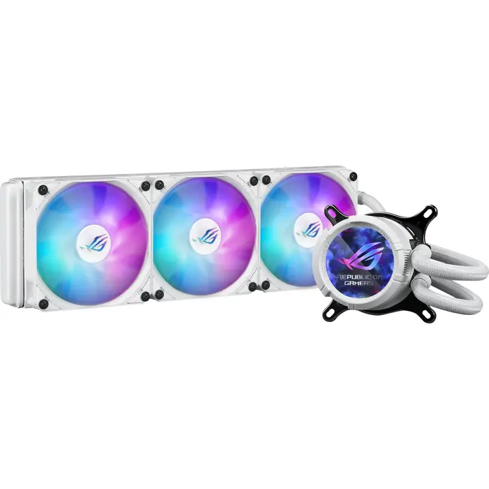 ASUS ROG STRIX LC III 360 ARGB LCD, water cooling (white)