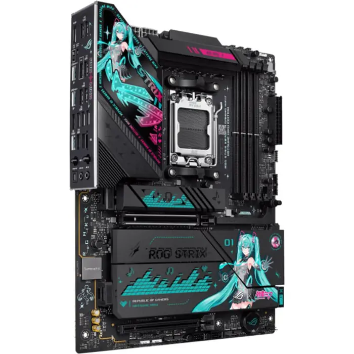 ASUS ROG STRIX X870E-H Gaming Hatsune Miku Edition AMD AM5 ATX Motherboard