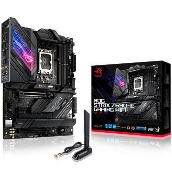 ASUS ROG STRIX Z690-E GAMING WIFI, Intel Z690 Mainboard - Socket 1700, DDR5 90MB18J0-M0EAY0