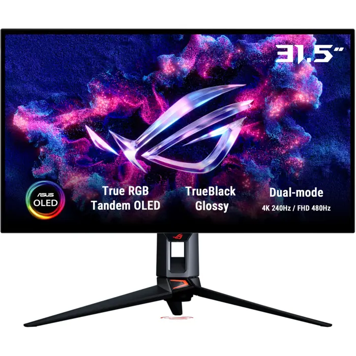 Asus ROG Swift OLED PG32UCWM (80 cm (31.5 inches), black, UltraHD/4K, Dual Mode, USB-C, DP, HDMI, 240Hz panel)