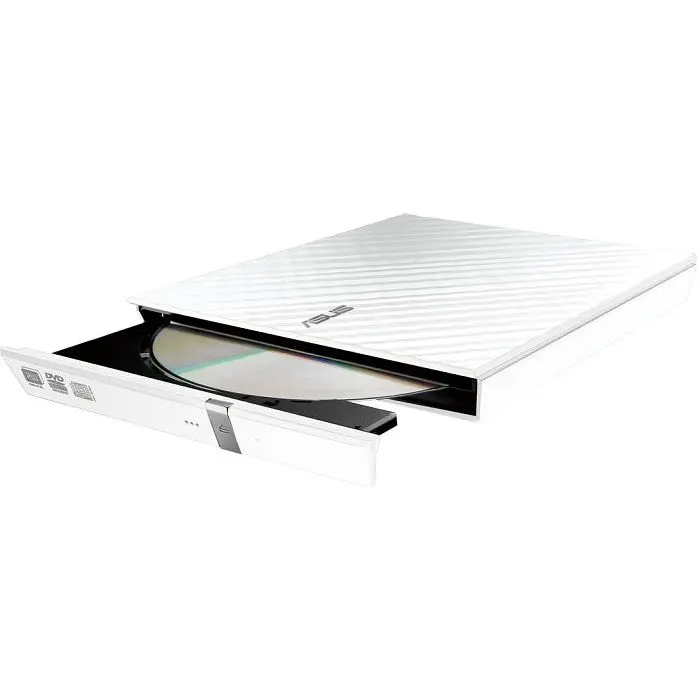 ASUS SDRW-08D2S-U LITE DVD+/-RW 8X USB slim external recorder - white