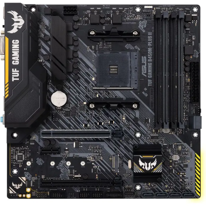 Asus TUF GAMING B450M-PLUS II - Socket AM4 - Mainboard
