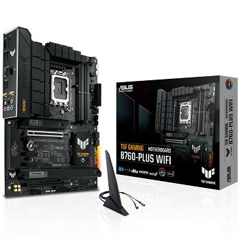 ASUS TUF Gaming B760-Plus WIFI, Intel B760 Mainboard, Socket 1700, DDR5 90MB1ER0-M0EAY0