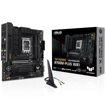 ASUS TUF Gaming B760M-Plus WIFI, Intel B760 Mainboard, Socket 1700, DDR5 90MB1ET0-M0EAY0