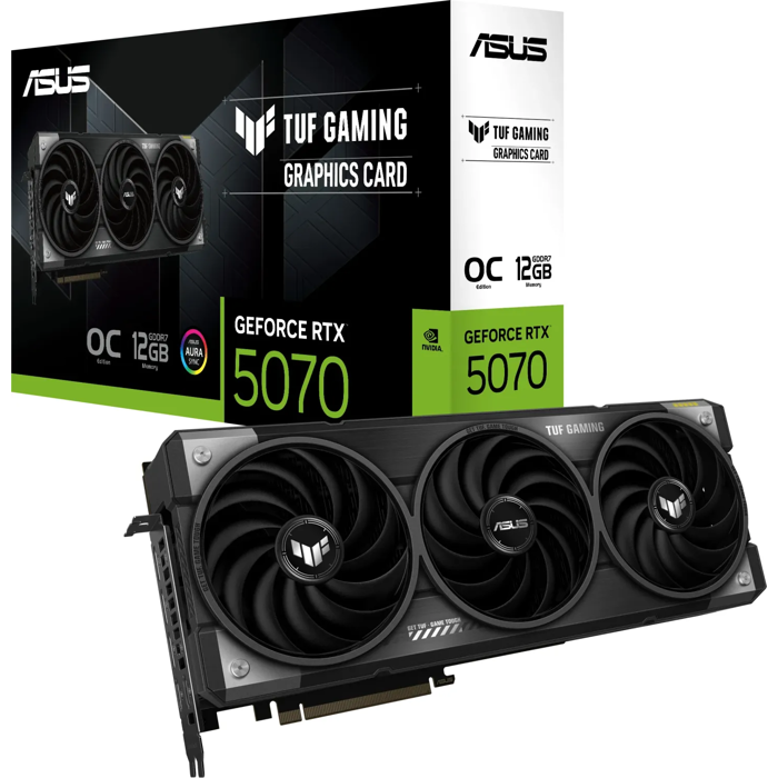 ASUS TUF GAMING GAMING GEFORCE RTX 5070, 12GB GDDR7, PCI-E 5.0