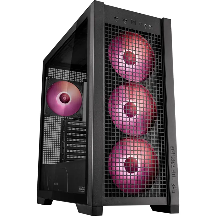 ASUS TUF GAMING GT302 ARGB, tower case (black, tempered glass)