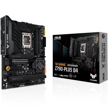 ASUS TUF Gaming Z790-Plus D4, Intel Z790 Mainboard - Socket 1700, DDR4 90MB1CQ0-M0EAY0