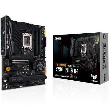 ASUS TUF Gaming Z790-Plus D4, Intel Z790 Mainboard - Socket 1700, DDR4 90MB1CQ0-M0EAY0