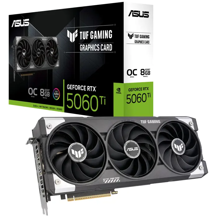 ASUS TUF GeForce RTX 5060 Ti OC Edition, 8192 MB GDDR7-90YV0MR0-M0NA00