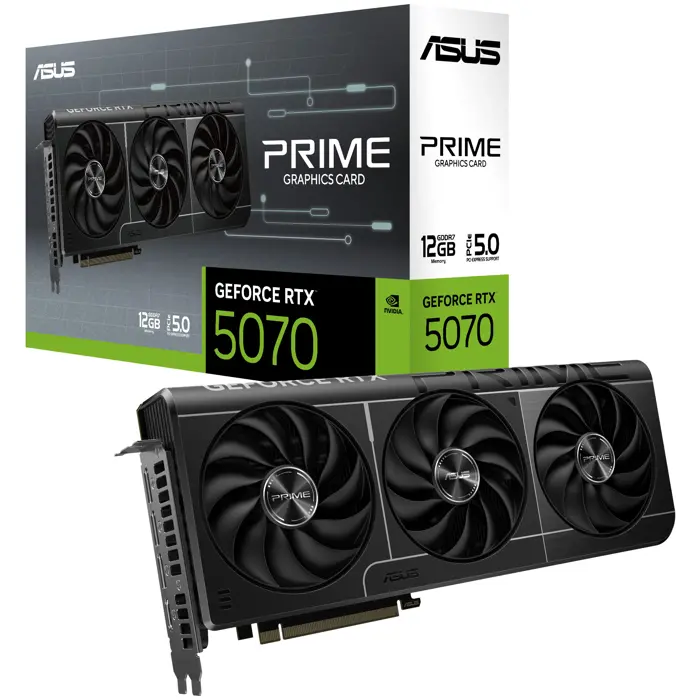 ASUS TUF GeForce RTX 5070 OC Edition, 12288 MB GDDR7-90YV0LZ0-M0NA00