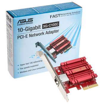 ASUS XG-C100C, 10G network card, PCIe 90IG0760-MO0B00