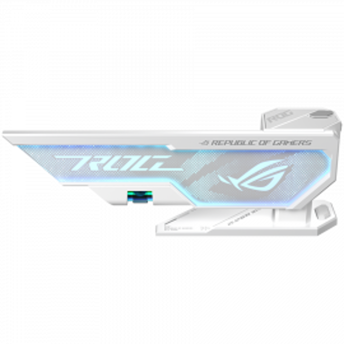 ASUS XH01 ROG Herculx Graphics Card Holder White - support height 72-128mm, 3D ARGB element compatible with Aura Sync
