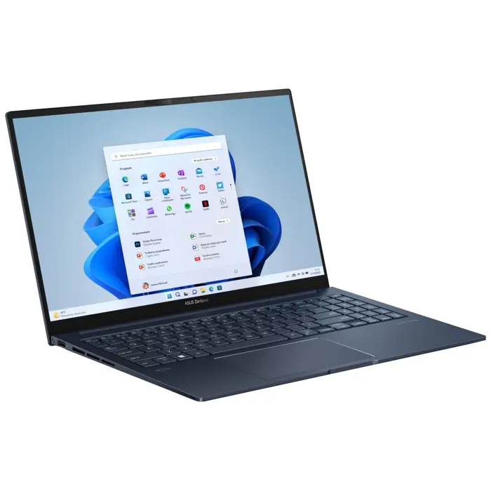 ASUS Zenbook 15 OLED UM3504DA-NX164W Ryzen 7 7735U 15.6" 2.8K OLED 120Hz 400nits Glossy 32GB LPDDR5 SSD1TB Radeon Graphics WLAN+BT Cam 67WHrs Win11 Ponder Blue
