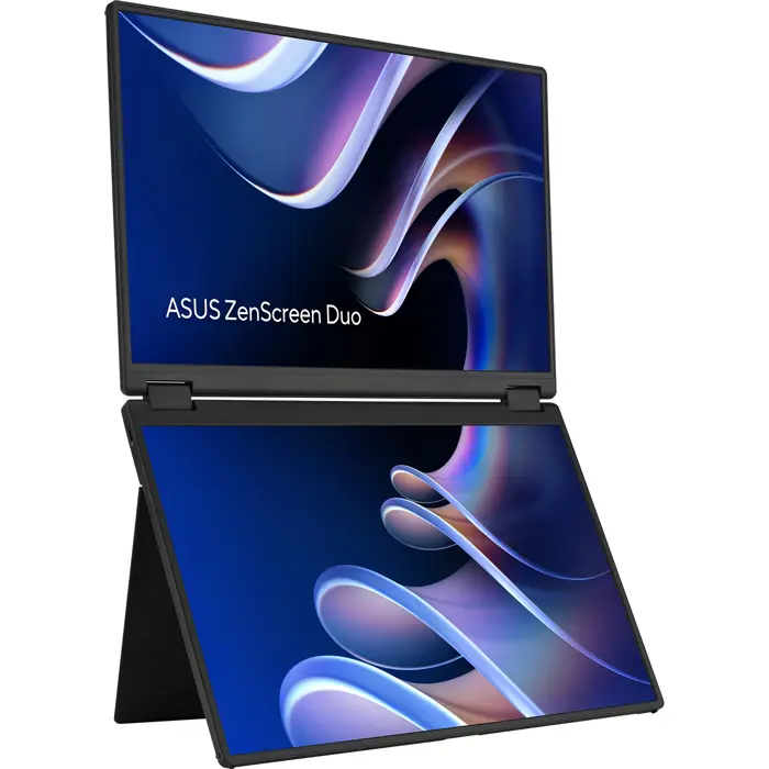 Asus ZenScreen Duo MB14FCD (71 cm (14 inches), black, 2xWUXGA, 360 degree foldable, dual 14" USB-C, mini HDMI)
