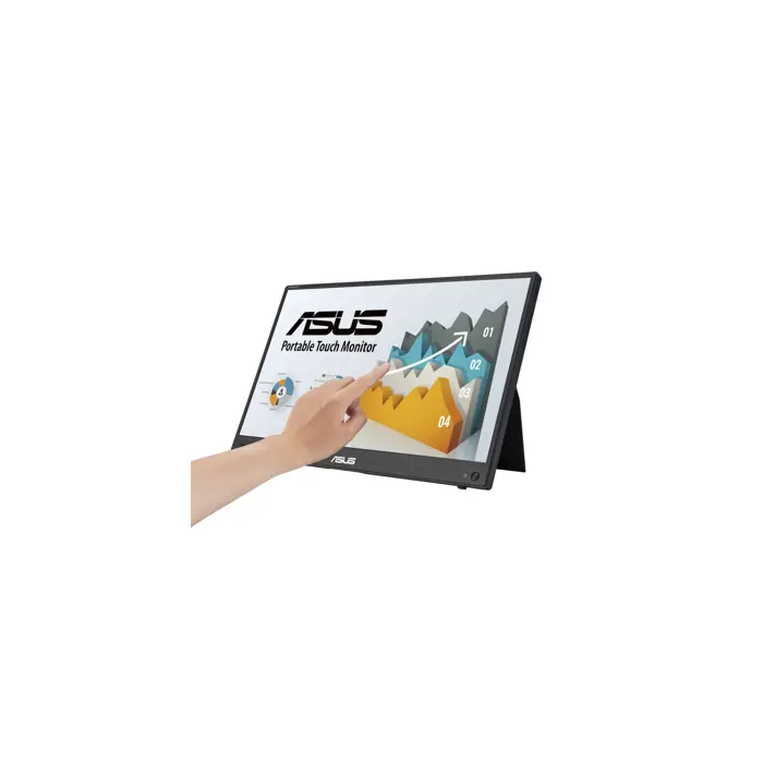 ASUS ZenScreen MB16AHT 39.6 cm (15.6") 1920 x 1080 pixels Full HD Touchscreen Black