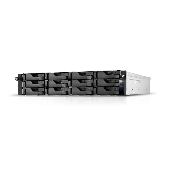 Asustor AS6512RD NAS Rack (2U) Intel Atom® C3538 8 GB DDR4 0 TB ADM Black