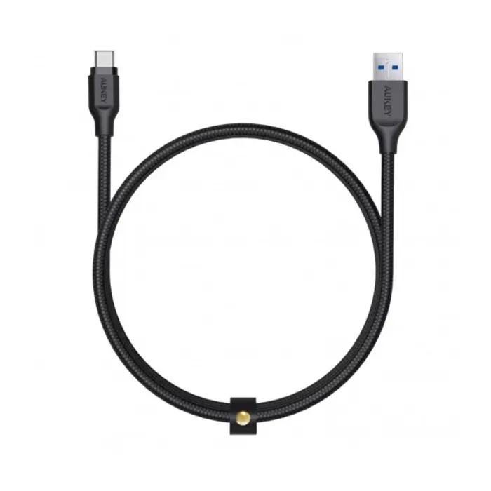 AUKEY CABLE USB-A - USB-C,5GBPS, QC 15W,BRAIDED,2M