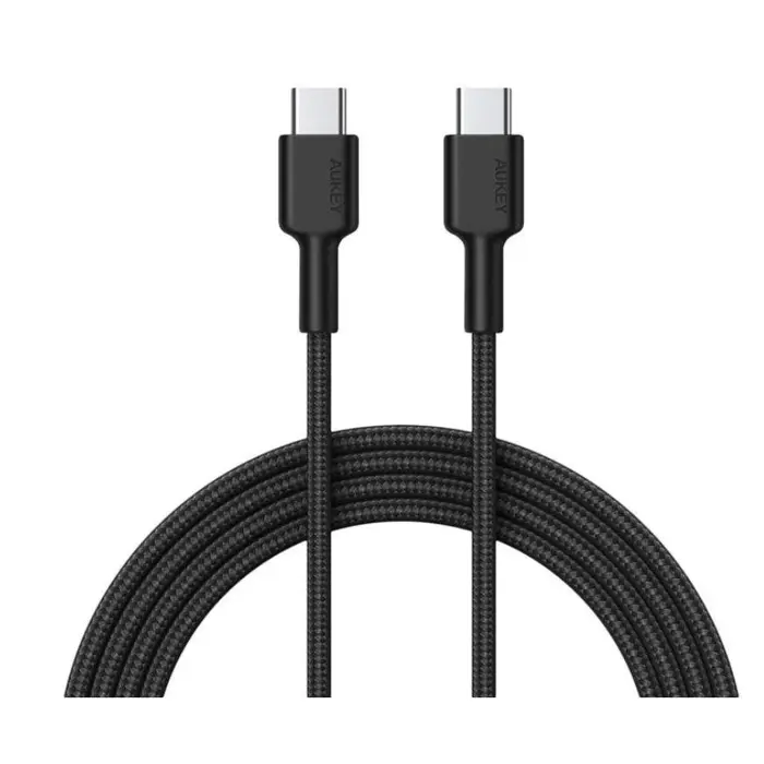 AUKEY USB-C CABLE 2.0,QC 18W, BRAIDED, 0,9M, BLACK